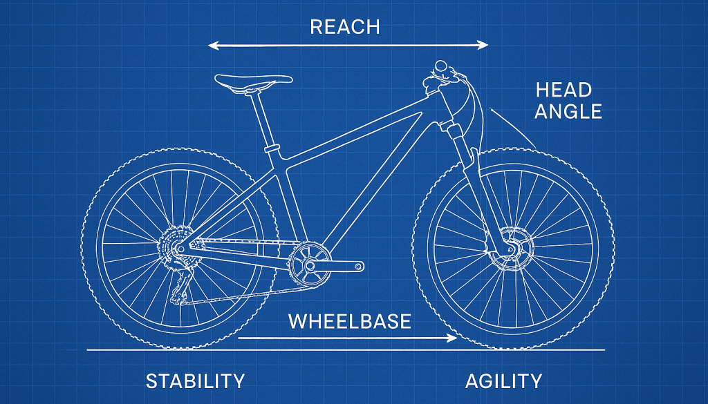 geometria MTB pojęcia
