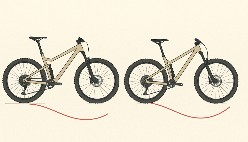 geometria roweru MTB